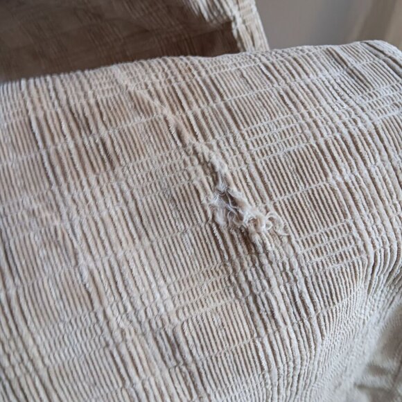 33x32 Vintage Big E 1970's Levis For Gals Corduroy Wide-Leg Bellbottom Pants - Picture 7 of 9